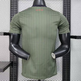 25/26 Bayern Retro Editio Dark Green Player Version Soccer Jersey