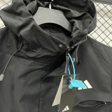 25/26ＡＤ Black Thin  Assault  Hooded Windbreaker #H004