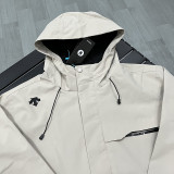 25/26 DESCENTE Khaki Thin  Assault  Hooded Windbreaker #H002