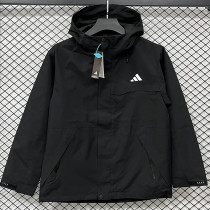 25/26ＡＤ Black Thin  Assault  Hooded Windbreaker #H004