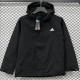 25/26ＡＤ Black Thin  Assault  Hooded Windbreaker #H004