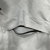 25/26 DESCENTE Grey Thin  Assault  Hooded Windbreaker #H002