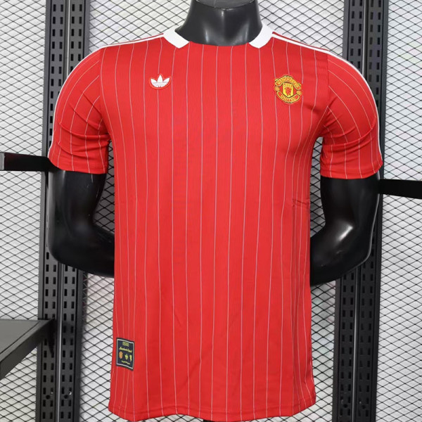25/26 Man Utd Leisure Edition Red Player Version Soccer Jersey