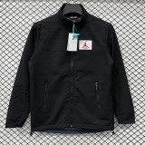 25/26 RK907JD Black Thickened Assault Stand Collar Windbreaker (立领加厚冲锋衣）