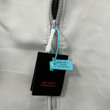 25/26 RK906 White Thickened Assault Stand Collar Windbreaker (立领加厚冲锋衣）