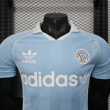25/26 RMA Retro Edition BlueClover Retro Casual Style Player Version Soccer Jersey