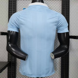 25/26 RMA Retro Edition BlueClover Retro Casual Style Player Version Soccer Jersey