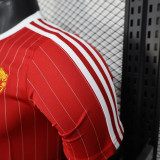 25/26 Man Utd Leisure Edition Red Player Version Soccer Jersey