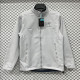 25/26 RK906 White Thickened Assault Stand Collar Windbreaker (立领加厚冲锋衣）
