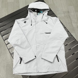 25/26 DESCENTE Grey Thin  Assault  Hooded Windbreaker #H002