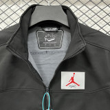 25/26 RK907JD Black Thickened Assault Stand Collar Windbreaker (立领加厚冲锋衣）
