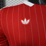 25/26 Man Utd Leisure Edition Red Player Version Soccer Jersey