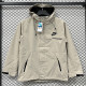 25/26 NK Khaki Thin Assault  Hooded Windbreaker #H001