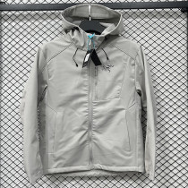 25/26 Archaeopteryx Grey Thickened Assault  Hooded Windbreaker# RK1101 (加厚冲锋衣）