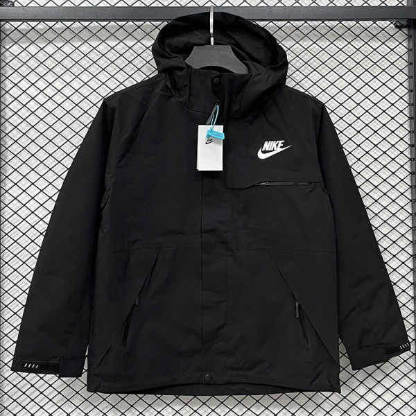 25/26 NK Black Thin  Assault  Hooded Windbreaker #H001