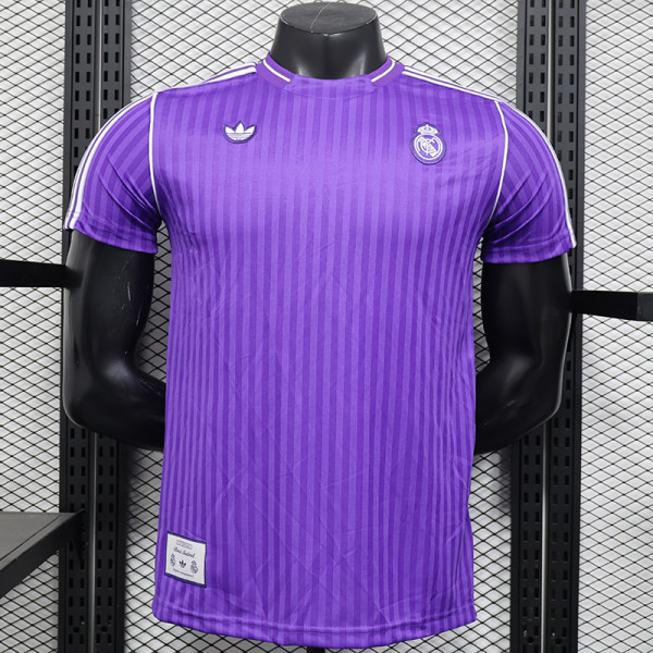 25/26 RMA Retro Editio Purple Player Version Soccer Jersey