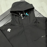25/26 DESCENTE Black Thin  Assault  Hooded Windbreaker #H002