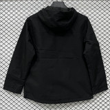 25/26 DESCENTE Black Thin  Assault  Hooded Windbreaker #H002