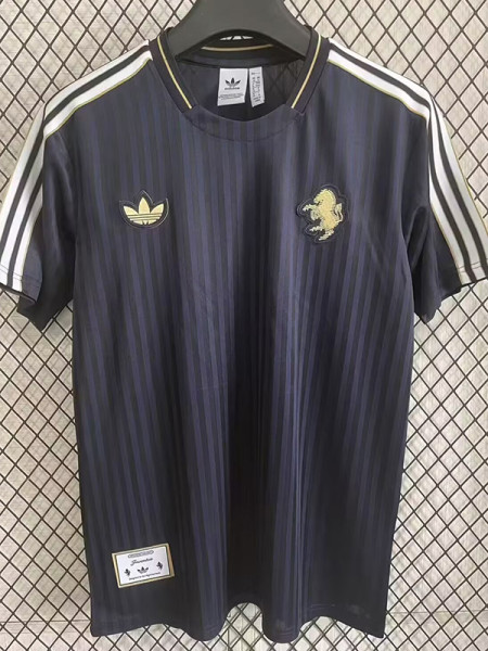 25/26 JUV Retro Editio Black Fans Soccer Jersey