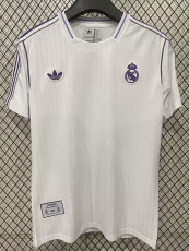 25/26 RMA Retro Editio White Fans Soccer Jersey