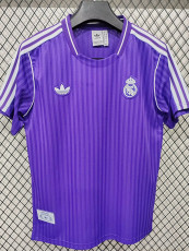 25/26 RMA Retro Editio Purple Fans Soccer Jersey