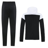 25/26 JUV Black hoodedJacket Tracksuit