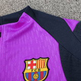 25/26  BAR Purple Player VersionHalf Pull Tracksuit 球员版　