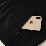 25/26 JUV Black hoodedJacket Tracksuit