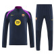 25/26 BAR Dark Blue Player VersionHalf Pull Tracksuit 球员版　