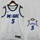 25/26 Magic BANCHERO #5 White Home Top Quality Hot Pressing NBA Jersey