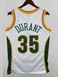 07/08 Thunder DUR ANT # 35 WhiteＲetro Edition Top Quality Hot Pressing NBA Jersey