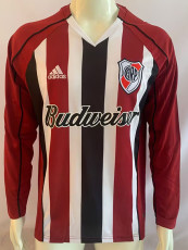 2005/2006 River Plate Away Long SleeveRetro Soccer Jersey