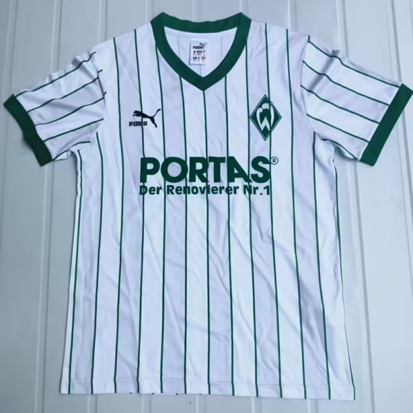 1987/1988 Werder Bremen Home Retro Soccer Jersey