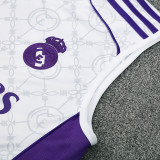 25/26 RMA White Team Logo Tank top and shorts suit