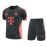 25/26 Bayern Black & Orange Training Short Suit