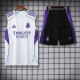 25/26 RMA White Team Logo Tank top and shorts suit