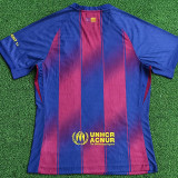 25/26 BAR Home Lamine Yamal#10kapa Trophy  Player Version Soccer Jersey