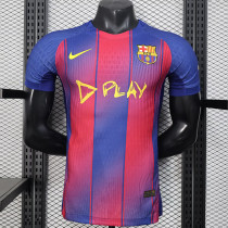 25/26 BAR Home Player Version Soccer Jersey(play新广告)