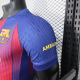 25/26 BAR Home Player Version Soccer Jersey(play新广告)