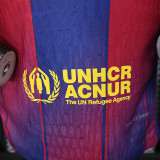 25/26 BAR Home Player Version Soccer Jersey(play新广告)