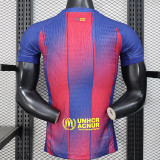 25/26 BAR Home Player Version Soccer Jersey(play新广告)