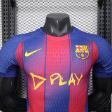 25/26 BAR Home Player Version Soccer Jersey(play新广告)