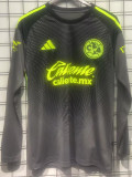 25/26 Club America Ｇoalkeeper Black Long Sleeve Fans Soccer Jersey