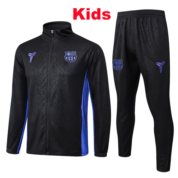 2526 BAR Black Steel Seal Kids Jacket Tracksuit #E25164(钢印款\童装)