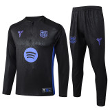25/26 BAR Steel Seal Edition Black Half Pull Tracksuit #B2596(半拉链)