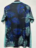 25/26 Brazil Leopard Pattern Blue Fans Soccer Jersey