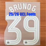 25/26 Newcastle Third Long Sleeve Player Version  Soccer Jersey