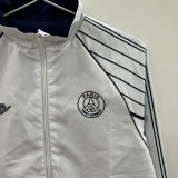 25/26 PSG Royal Blue &White Double Sided Windbreaker (双面风衣)