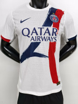 24/25 PSG Away Player Version Soccer Jersey(With stars)带一星