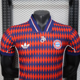 25/26 Bayern Ｇrid Blue& Red Edition Player Version Soccer Jersey